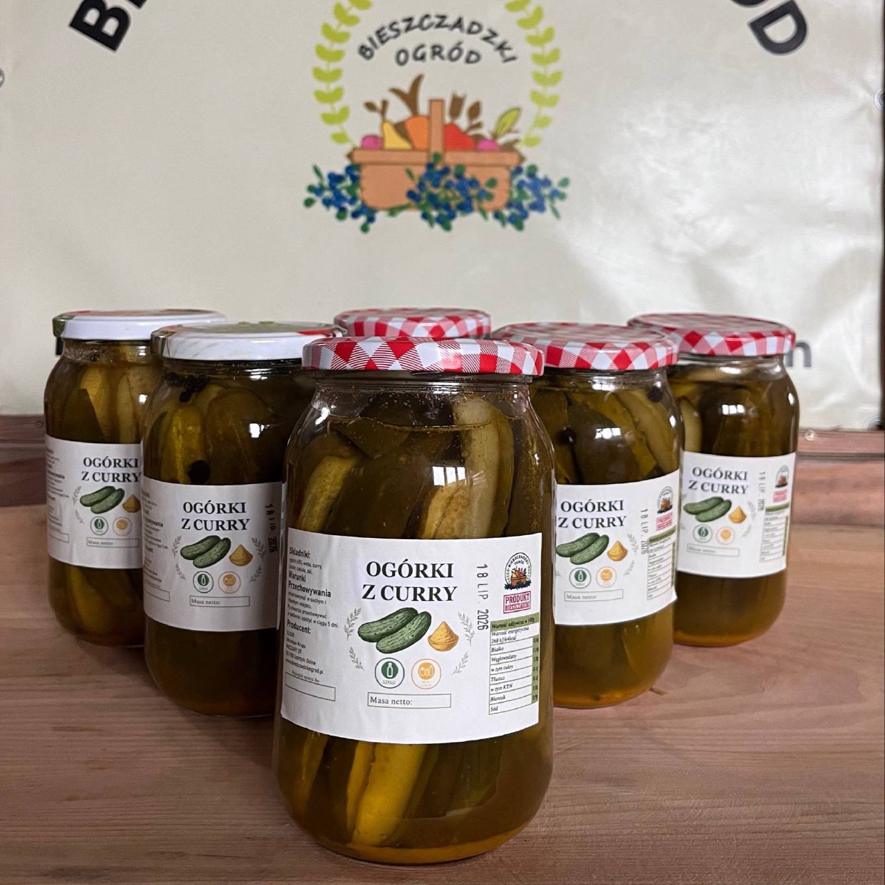 Ogórki z Curry