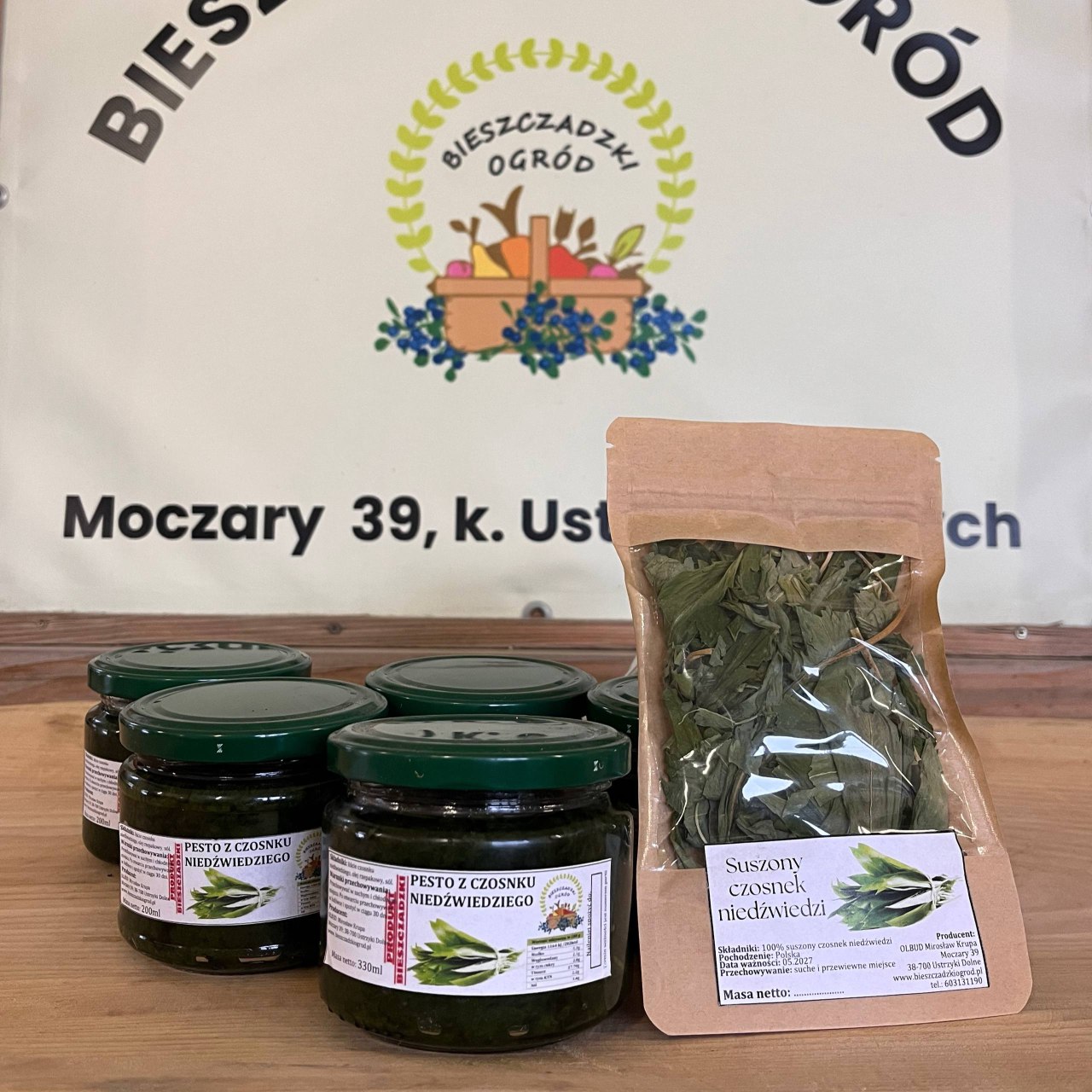 Suszony czosnek niedźwiedzi