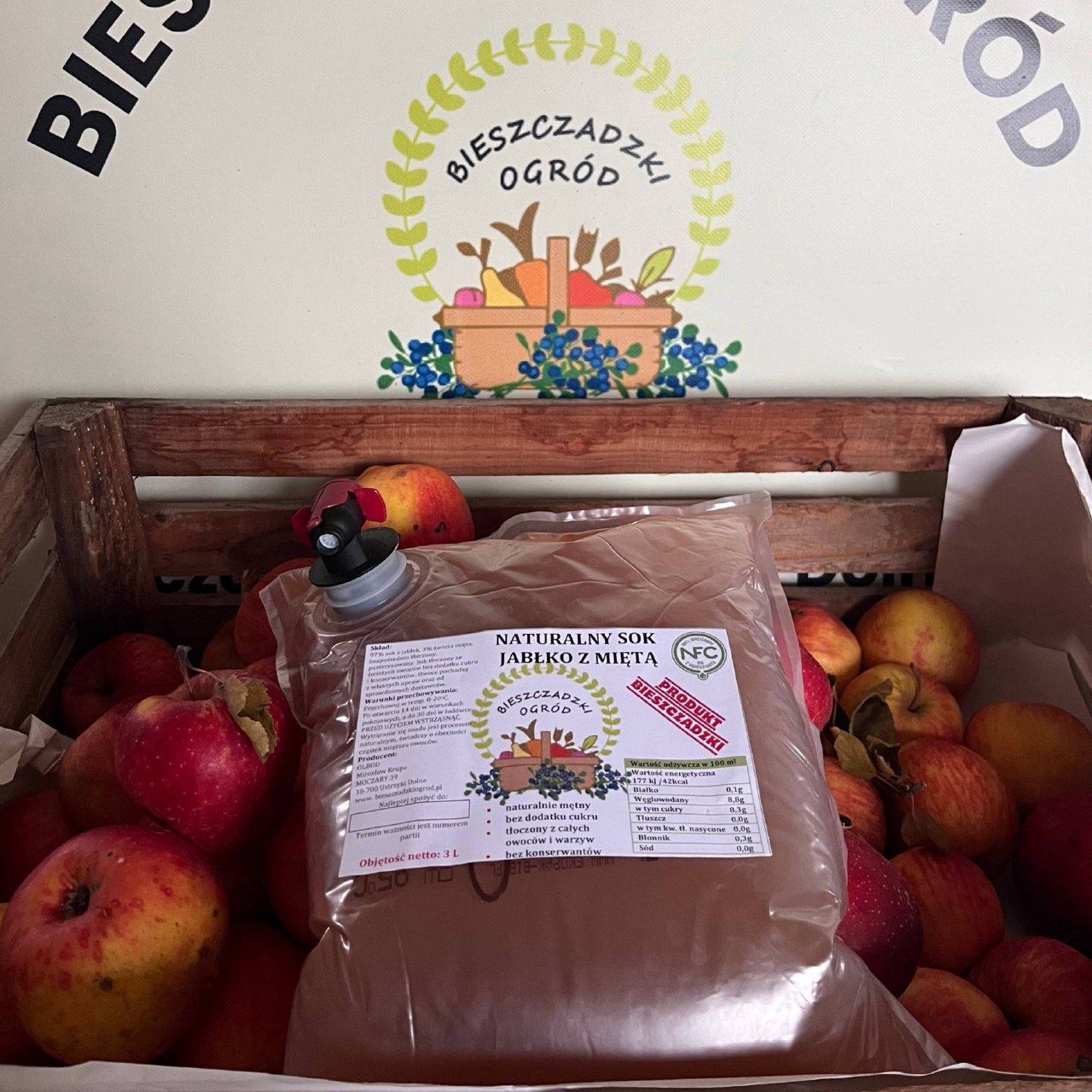 Sok Jabłko z Miętą
