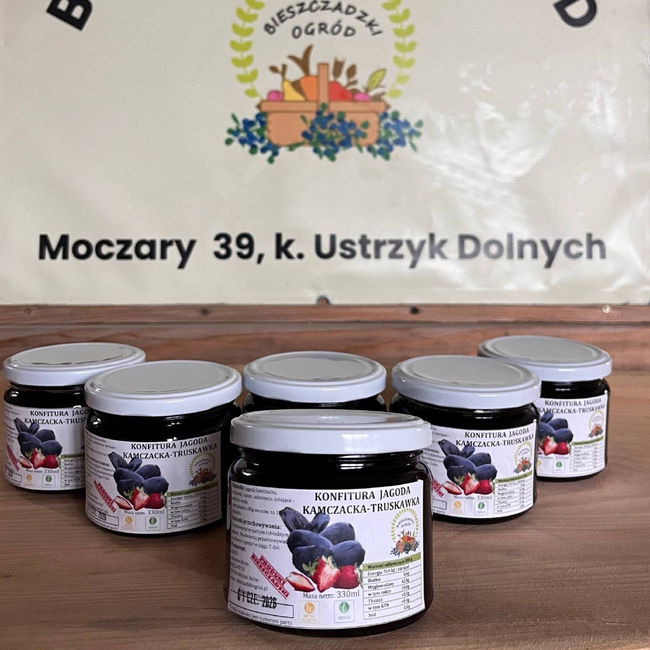 Konfitura z Jagody Kamczackiej i Truskawka